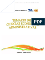 Temario Ciencias Economico