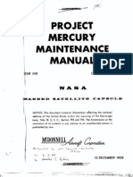 NASA Project Mercury Maintenance Manual - 1959
