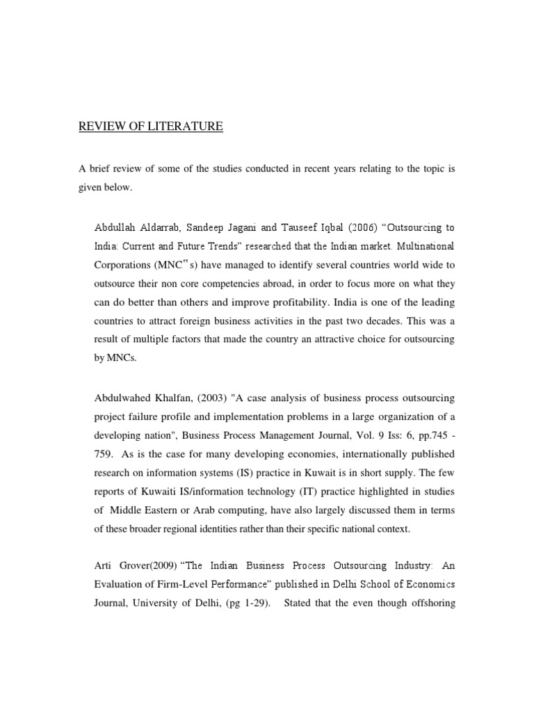 Outsourcing thesis pdf image