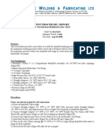 4in Tanker Truck Manifolds Test Procedure Report