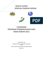 Program Pembangunan Hoki Daerah 2013