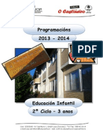 CEIP O CASTIÑEIRO - PROGRAMACIÓN  E. INFANTIL-  03 anos - 2013-14