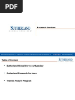 Sutherland Research Overview.[[[[[[[[[[[[[[[[[[[[[[[[[[[[[[