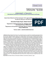 Acid and Alkaline Pretreatment of Lignocellulosic Biomass To Produce Ethanol As Biofuel PDF