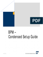 BPM - Condensed Setup Guide: SAP AG 2005