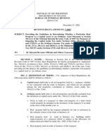 RR 7-2003 - Capital Asset or an Ordinary Asset Pursuant to Sec. 39 (a)(1) NIRC