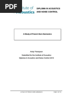 Download A Study of French Horn Harmonics by ipersfera SN169325440 doc pdf