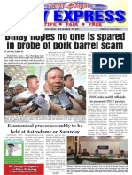 Binay Hopes No One Is Spared in Probe of Pork Barrel Scam: Daily Express