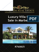 Luxury Villa For Sale Marbella - R760825 - Vivienda Real Estate