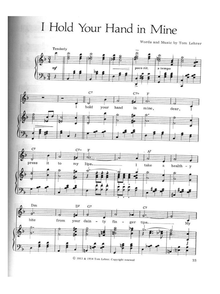 I Hold Your Hand in Mine PDF