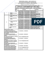 Structura An Universitar 2013-2014