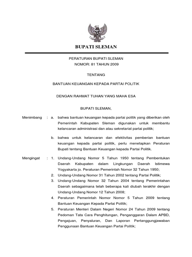 Contoh Format Laporan Keuangan Partai Politik Kumpulan