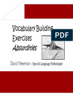Vocabulary Absurdities Program
