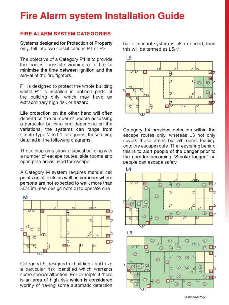 Fire Alarm System Installation Guide | PDF | Technology & Engineering