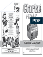 G900 Portable Generator Instructions