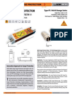 Surge Protector - Datasheet Type - PS 146-M Orange Series (http://shop.acdc-dcac.eu/)