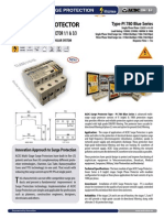 Surge Protector - Datasheet Type - PI 780 Blue Series (Http://shop - Acdc-Dcac - Eu/)