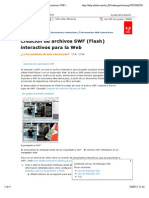 Adobe InDesign - Creación de Archivos SWF (Flash) Interactivos para La Web