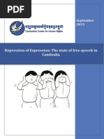 Repression of Expression the State of Free Speech in Cambodia En