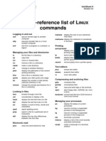 A Quick-Reference List of L Commands: Infosheet 9