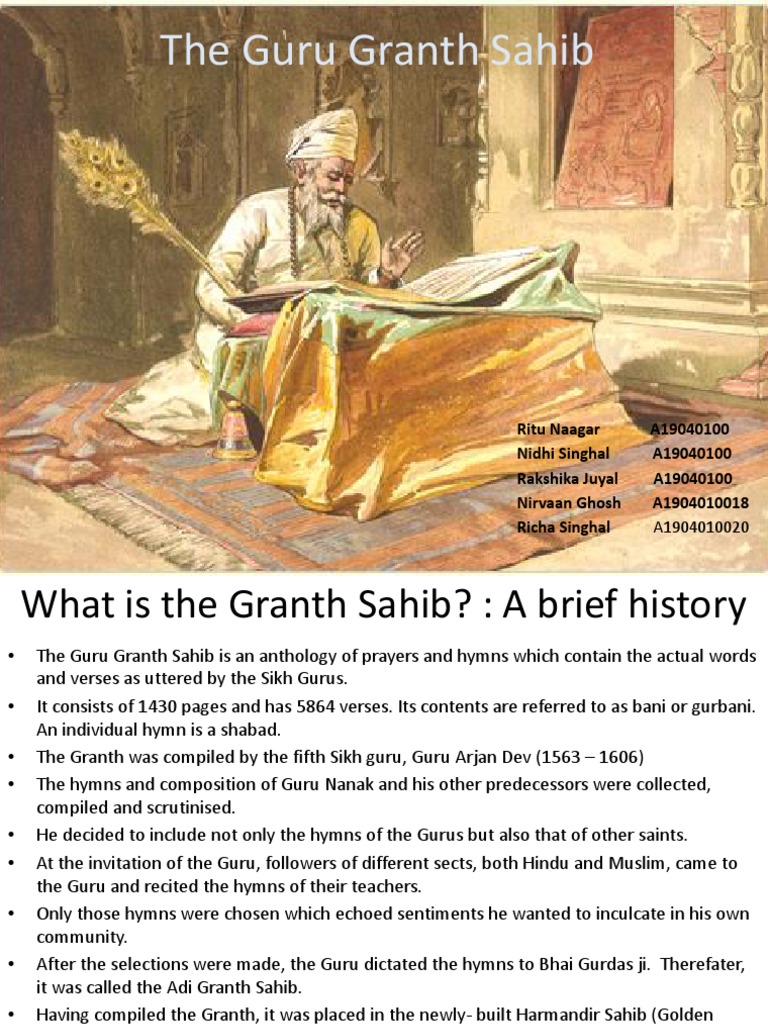 The Guru Granth Sahib | PDF | Guru Granth Sahib | Punjab