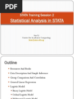 STATA Training Session 2