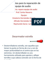 Herramientas para La Reparación de Equipo de Audio