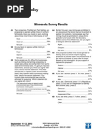 Minnesota Results - PPP Survey September 11-12