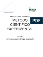 Metodo Cientifico Experimental Para Biologia