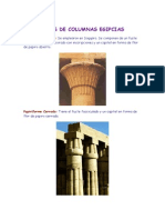 Tipos de Columnas Egipcias