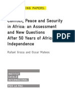 Conflict, Peace and Security in Africa