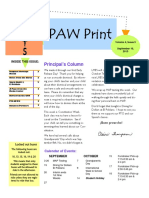 The Paw Print: Sept 19 2013