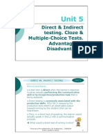 Direct and Indirect Testing