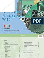 Catalogo de Normas 2012
