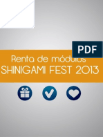 Renta Modulos Shinigami Fest 2013 Completo