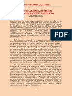 Popa - El Socialismo, Régimen Verdaderamente Humano (1987)