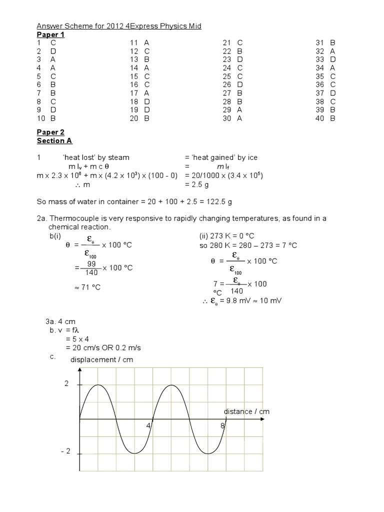 Paper 1 Quantity Physical Sciences