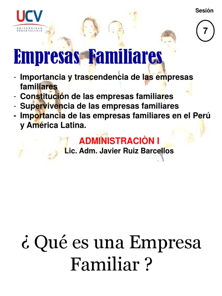 Sesion 7 Las Empresas Familiares | PDF | America latina | Economias