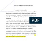 Exemplos de Textos Com Partes Desconectadas Do Tema