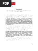 Prioridades da CMA na Autoridade Metropolitana de Transportes