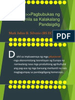 History Report (Pagbubukas NG Maynila Sa Kalakalang Pandaigdig) - M.J.silverio (BS ECE I-4)