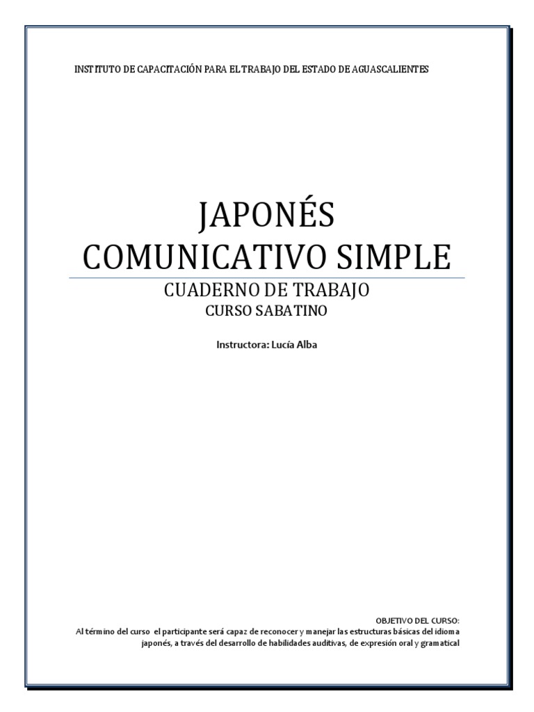 Manual Japones Idiomas