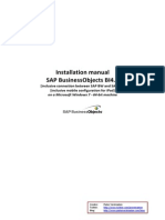 SAP BusinessObjects BI4.0 Installation Manual (Inclusive Mobile Configuration For Ipad)