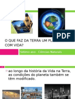 Condições da Terra que permitem a existência de vida