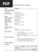 Fichamento do Capítulo I - Ética prática