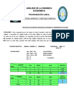 Análisis de la dinámica económica mediante programación lineal