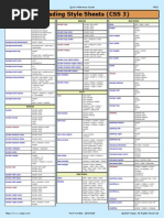 Css3 Cheat Sheet
