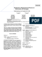 ACI 224 Causas evaluacion y reparacion de fisuras en estructuras de hormigón