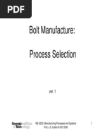 Download BOLT manufacturing processpdf by shreyasi_mahanty SN169575759 doc pdf