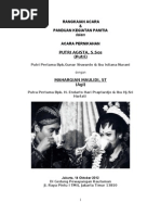 Susunan Acara Akad Nikah Dan Resepsi